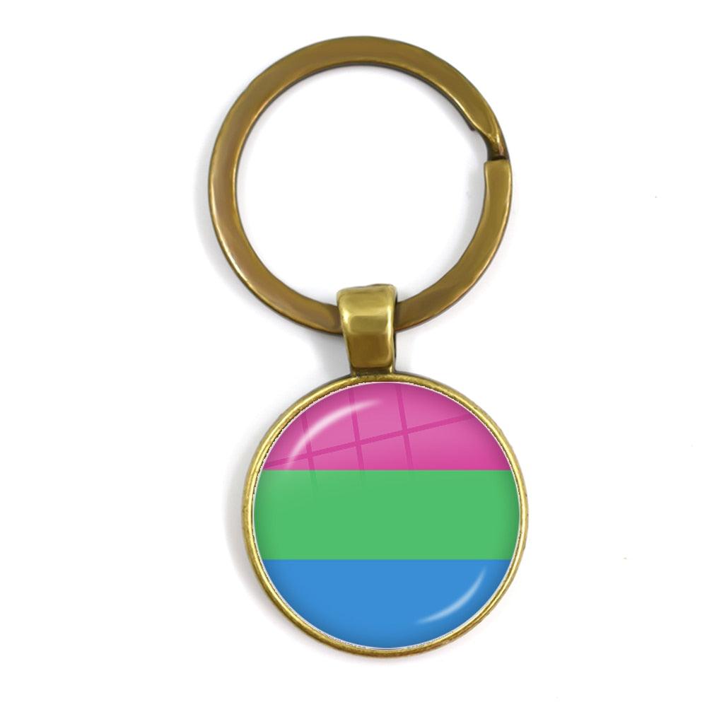 LGBTQWorldwide - Schlüsselanhänger Flagge Accessoires, Aktion lgbtq Bekleidung Accessoires unisex Zubehör