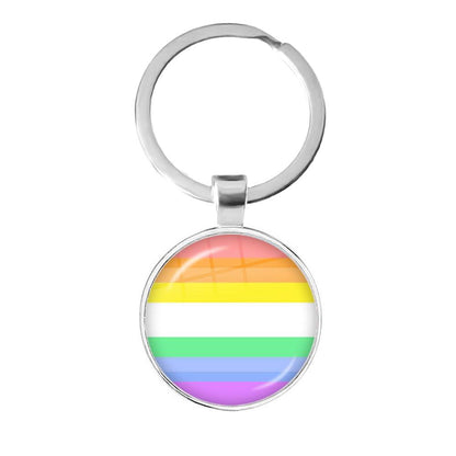 LGBTQWorldwide - Schlüsselanhänger Flagge Accessoires, Aktion lgbtq Bekleidung Accessoires unisex Zubehör