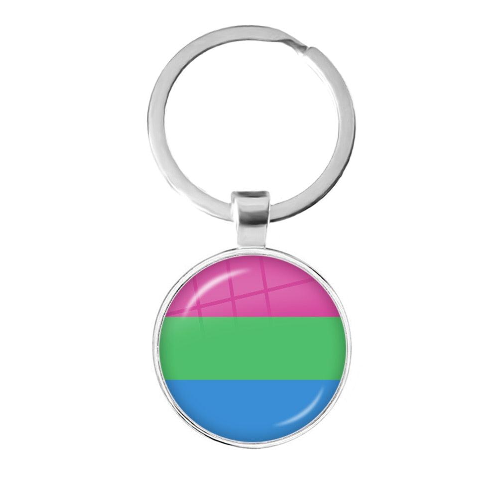 LGBTQWorldwide - Schlüsselanhänger Flagge Accessoires, Aktion lgbtq Bekleidung Accessoires unisex Zubehör