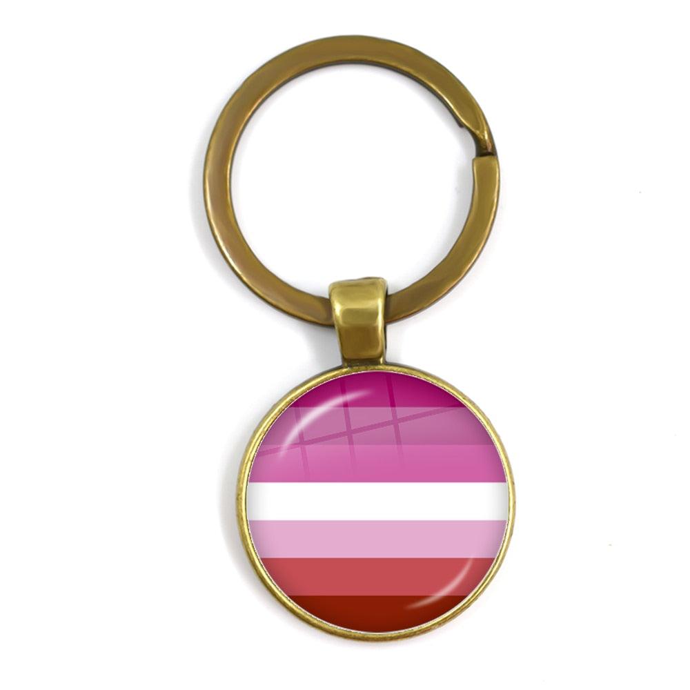 LGBTQWorldwide - Schlüsselanhänger Flagge Accessoires, Aktion lgbtq Bekleidung Accessoires unisex Zubehör