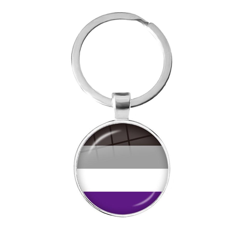 LGBTQWorldwide - Schlüsselanhänger Flagge Accessoires, Aktion lgbtq Bekleidung Accessoires unisex Zubehör