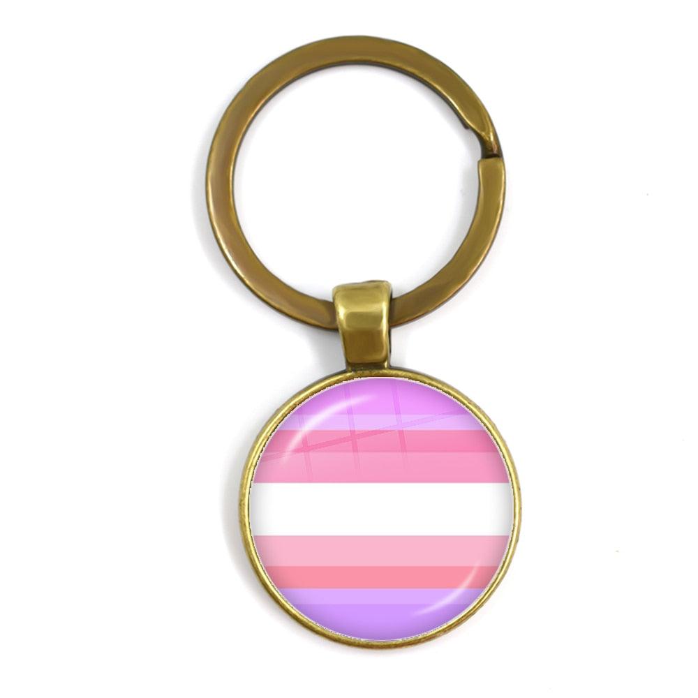 LGBTQWorldwide - Schlüsselanhänger Flagge Accessoires, Aktion lgbtq Bekleidung Accessoires unisex Zubehör