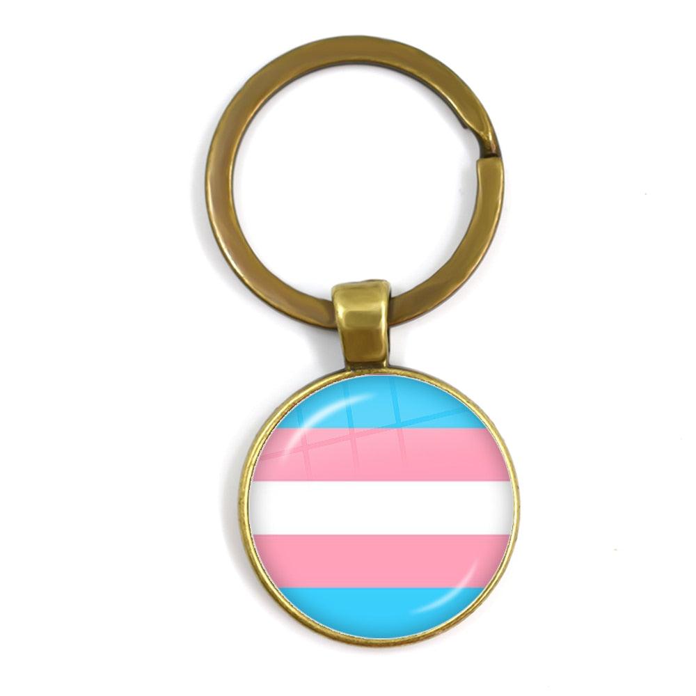 LGBTQWorldwide - Schlüsselanhänger Flagge Accessoires, Aktion lgbtq Bekleidung Accessoires unisex Zubehör