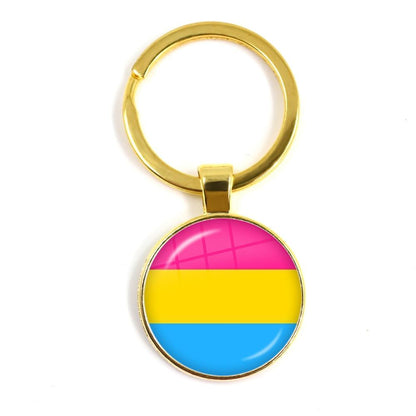 LGBTQWorldwide - Schlüsselanhänger Flagge Accessoires, Aktion lgbtq Bekleidung Accessoires unisex Zubehör