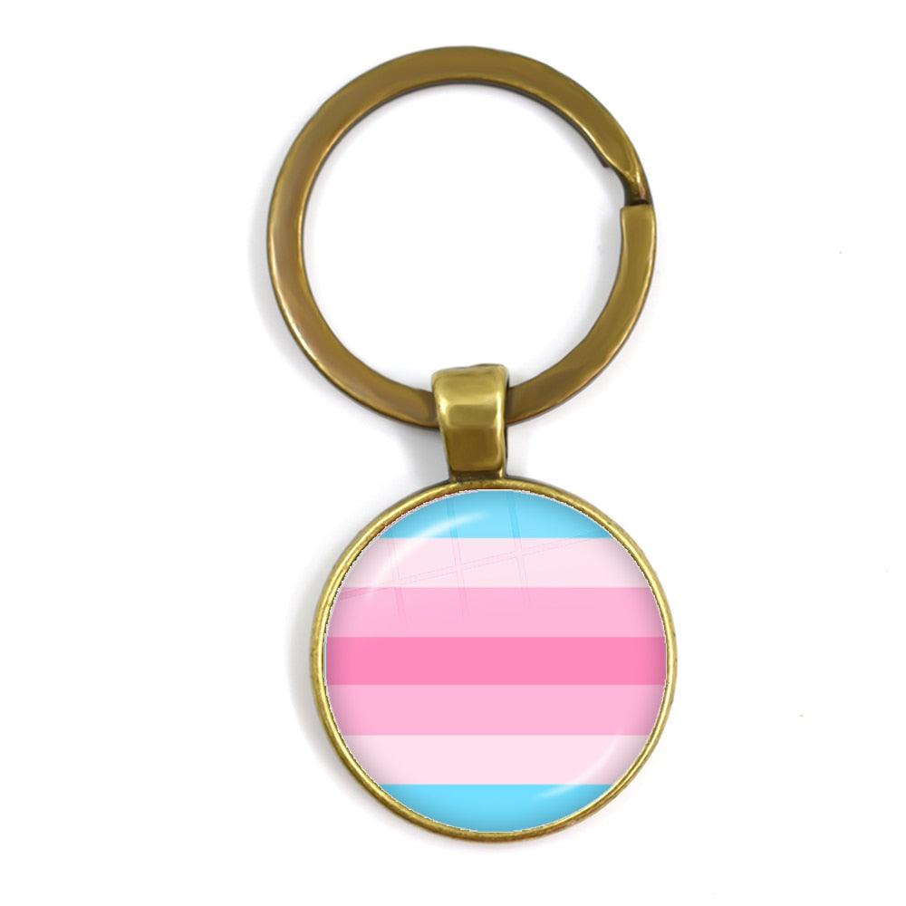 LGBTQWorldwide - Schlüsselanhänger Flagge Accessoires, Aktion lgbtq Bekleidung Accessoires unisex Zubehör