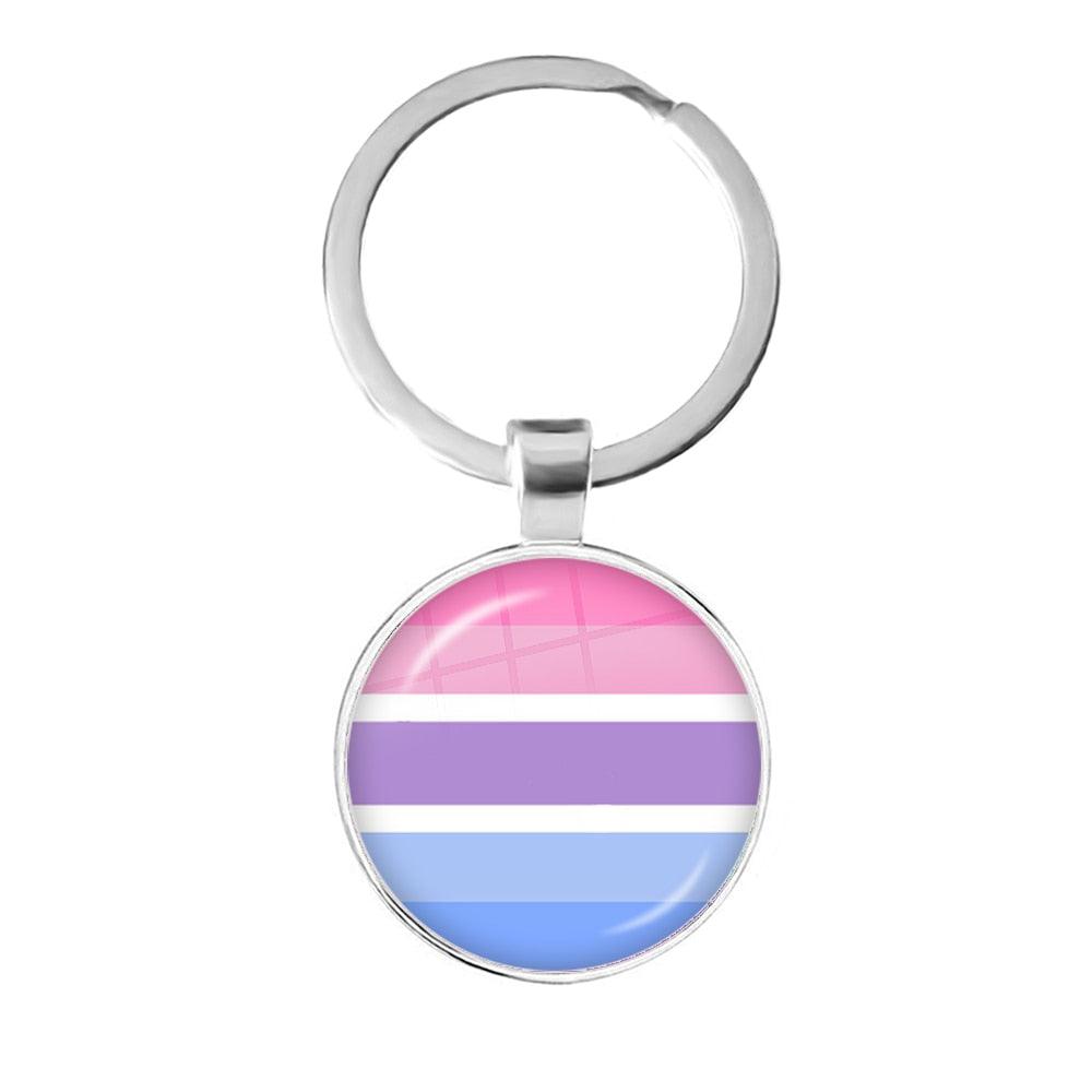 LGBTQWorldwide - Schlüsselanhänger Flagge Accessoires, Aktion lgbtq Bekleidung Accessoires unisex Zubehör