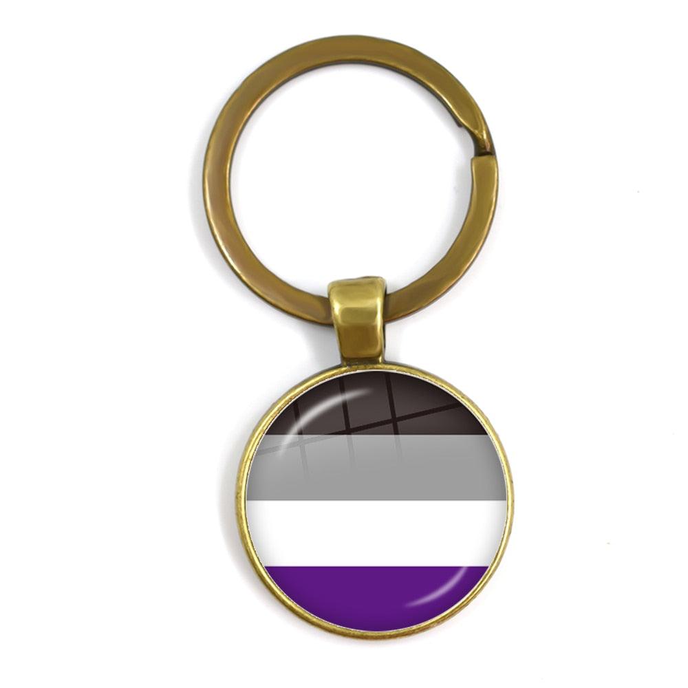 LGBTQWorldwide - Schlüsselanhänger Flagge Accessoires, Aktion lgbtq Bekleidung Accessoires unisex Zubehör