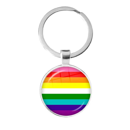 LGBTQWorldwide - Schlüsselanhänger Flagge Accessoires, Aktion lgbtq Bekleidung Accessoires unisex Zubehör