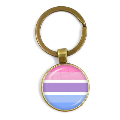 LGBTQWorldwide - Schlüsselanhänger Flagge Accessoires, Aktion lgbtq Bekleidung Accessoires unisex Zubehör