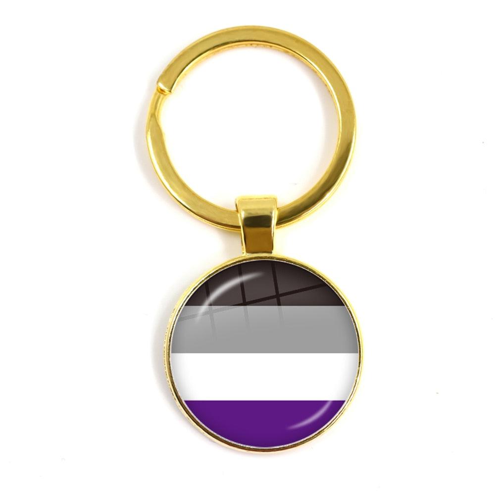 LGBTQWorldwide - Schlüsselanhänger Flagge Accessoires, Aktion lgbtq Bekleidung Accessoires unisex Zubehör