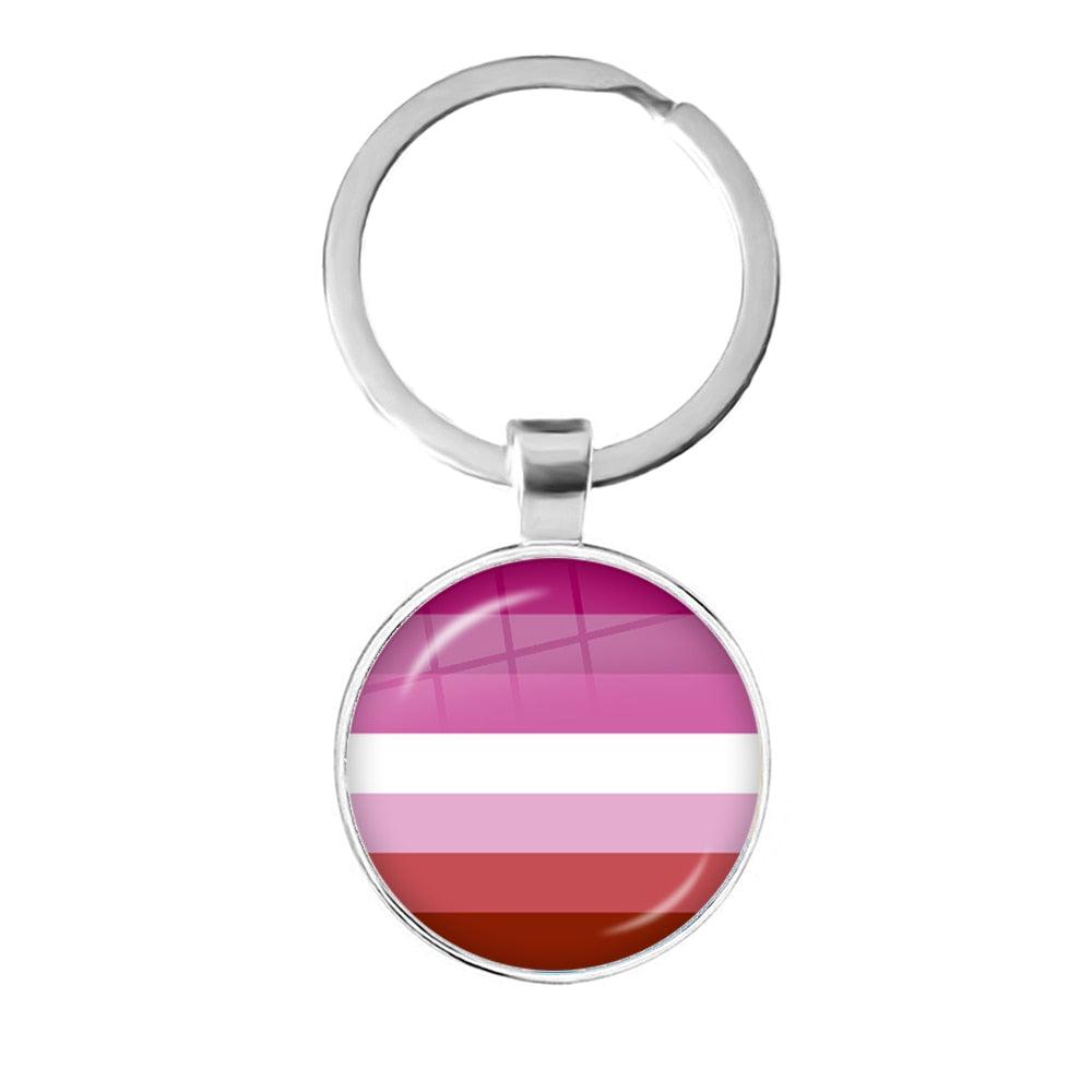 LGBTQWorldwide - Schlüsselanhänger Flagge Accessoires, Aktion lgbtq Bekleidung Accessoires unisex Zubehör