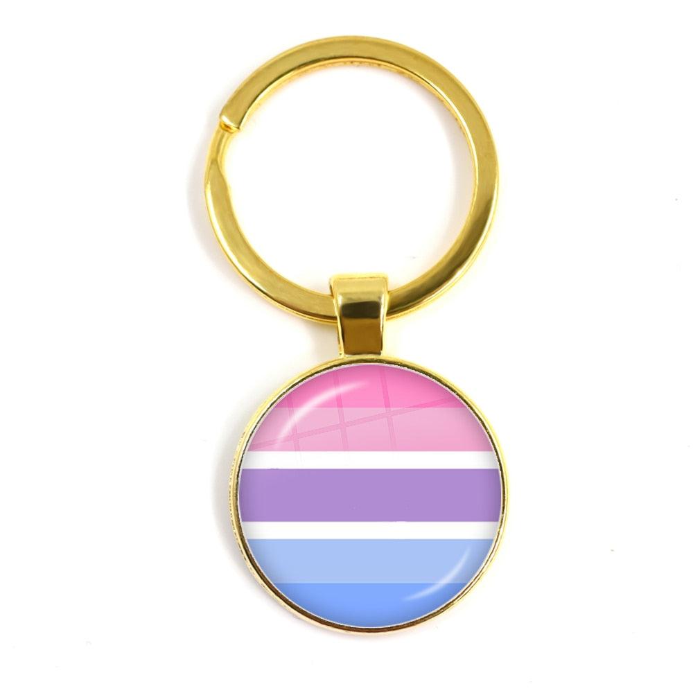 LGBTQWorldwide - Schlüsselanhänger Flagge Accessoires, Aktion lgbtq Bekleidung Accessoires unisex Zubehör