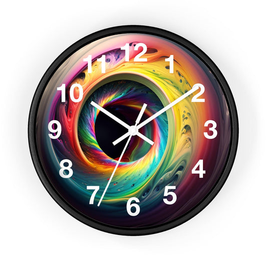 LGBTQWorldwide - ,,SCHWARZES LOCH" Accessories, clock, Clocks, home, Home & Living, Home Decor, Indoor lgbtq Bekleidung Accessoires unisex Zubehör