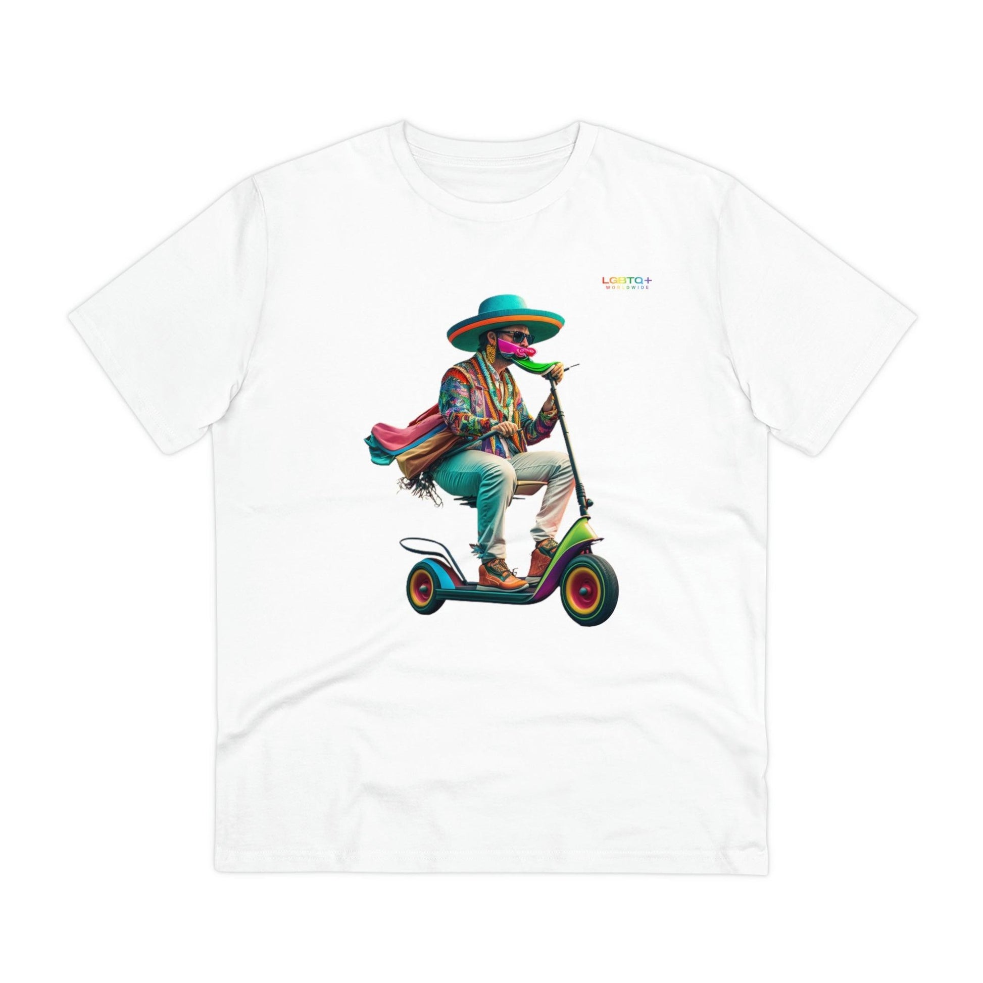 LGBTQWorldwide - ,,SCOOTER BOY" ai, Cotton, Crew neck, DTG, Eco-friendly, Men's Clothing, Organic, Recycled, Regular fit, Sustainable, T-shirts, Unisex, Valentine's Day Picks, Vegan, Women's Clothing lgbtq Bekleidung Accessoires unisex Zubehör