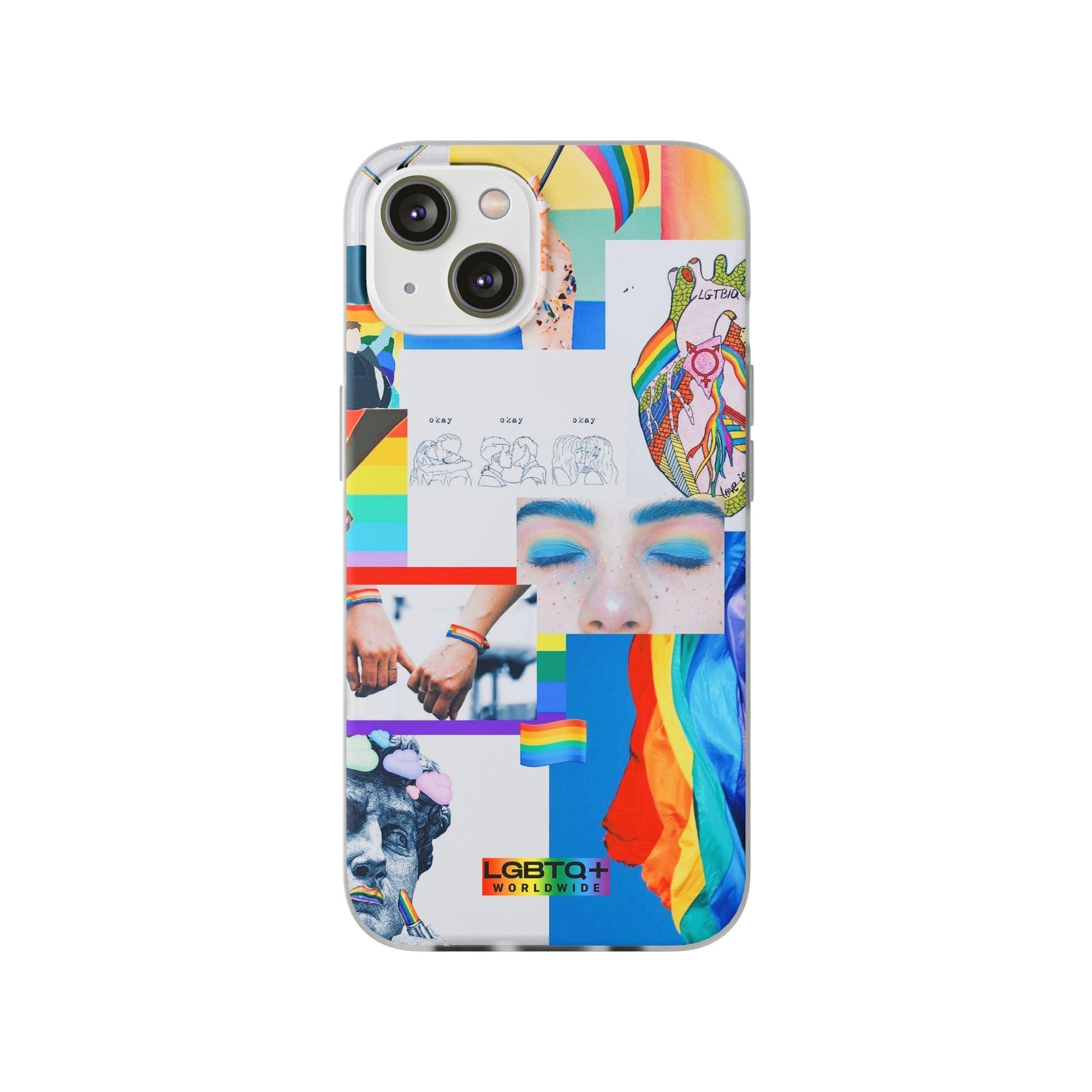 LGBTQWorldwide - ,,SEI FREI" Flexible Handyhülle Accessories, Case, iPhone, iPhone Cases, Phone accessory, Phone Cases, Samsung Cases, silikon, Valentine's Day promotion lgbtq Bekleidung Accessoires unisex Zubehör