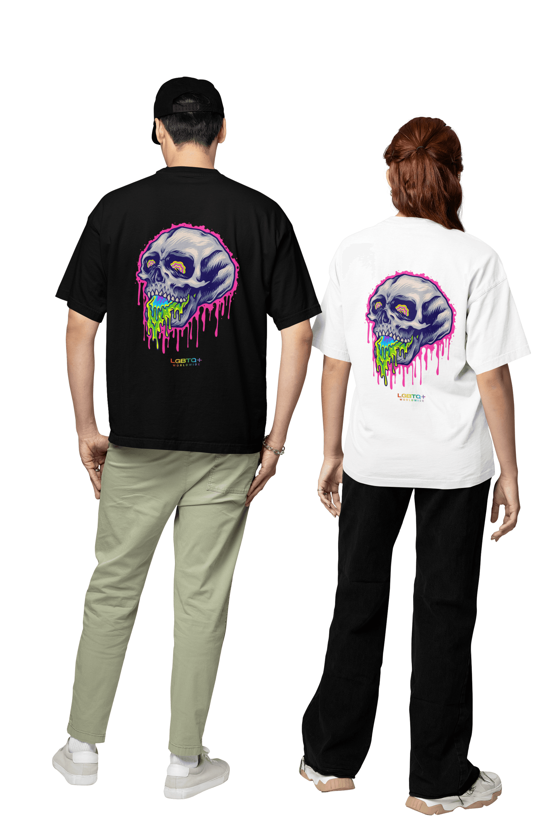 LGBTQWorldwide - ,,SKULL HEAD" Clothing, Cotton, Crew neck, DTG, Eco-friendly, Men's Clothing, Organic, Recycled, Regular fit, Sustainable, T-shirts, Unisex, Valentine's Day Picks, Vegan, Women's Clothing lgbtq Bekleidung Accessoires unisex Zubehör