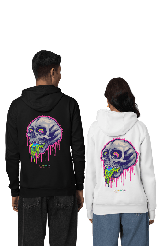 LGBTQWorldwide - ,,SKULL HEAD" Clothing, DTG, Eco-friendly, Hoodies, Men's Clothing, Recycled, Unisex, Vegan, Women's Clothing lgbtq Bekleidung Accessoires unisex Zubehör