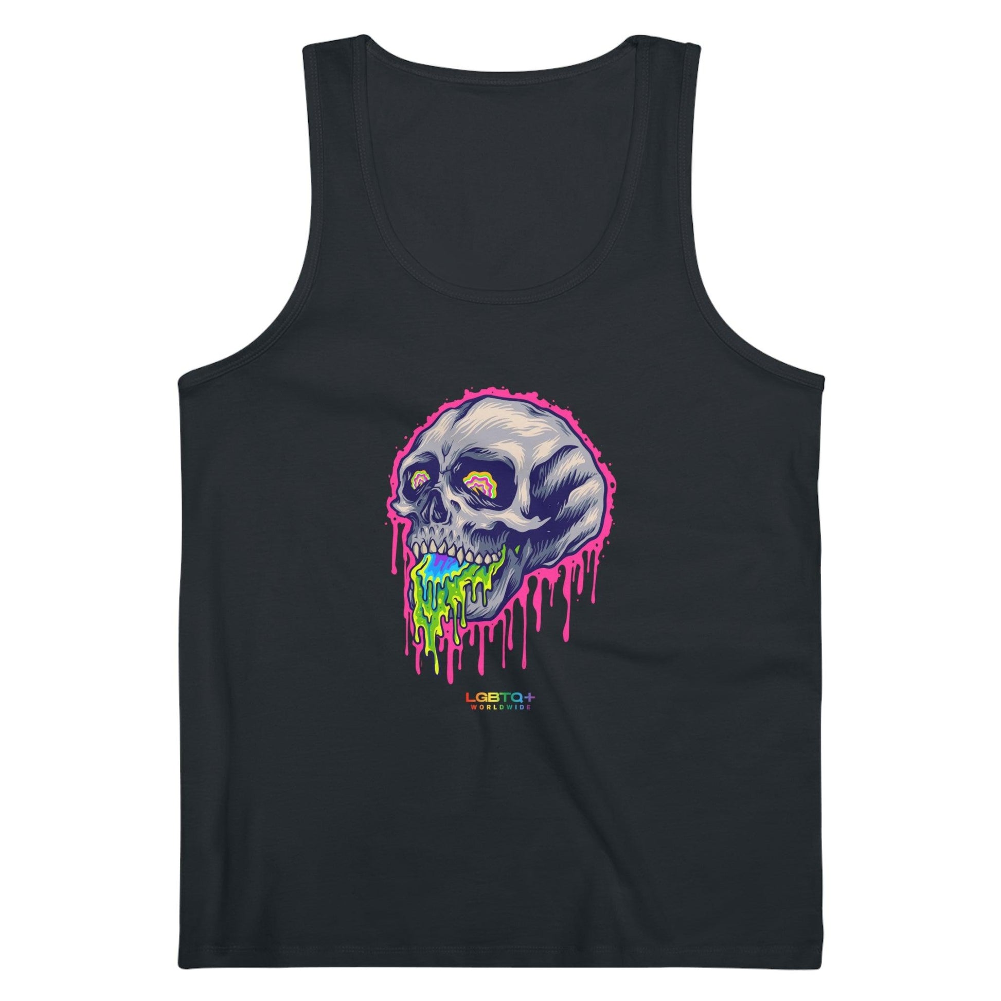 LGBTQWorldwide - ,,SKULL HEAD'' DTG, Eco-friendly, Men's Clothing, Neck Labels, Organic, Recycled, Slim fit, Sustainable, Tank Tops, Tanke, Vegan lgbtq Bekleidung Accessoires unisex Zubehör