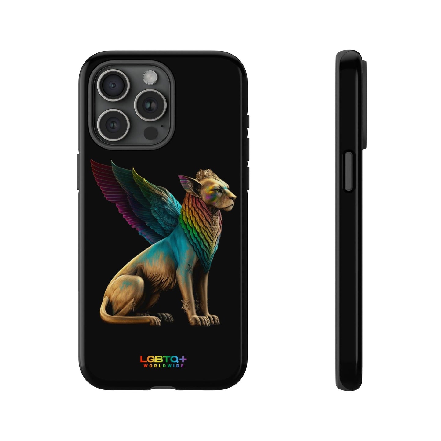 LGBTQWorldwide - ,,SPHINX" Doppelgehäuse Handyhülle Accessories, Glossy, iPhone Cases, Matte, Phone accessory, Phone Cases, Samsung Cases, tough, Valentine's Day Picks lgbtq Bekleidung Accessoires unisex Zubehör