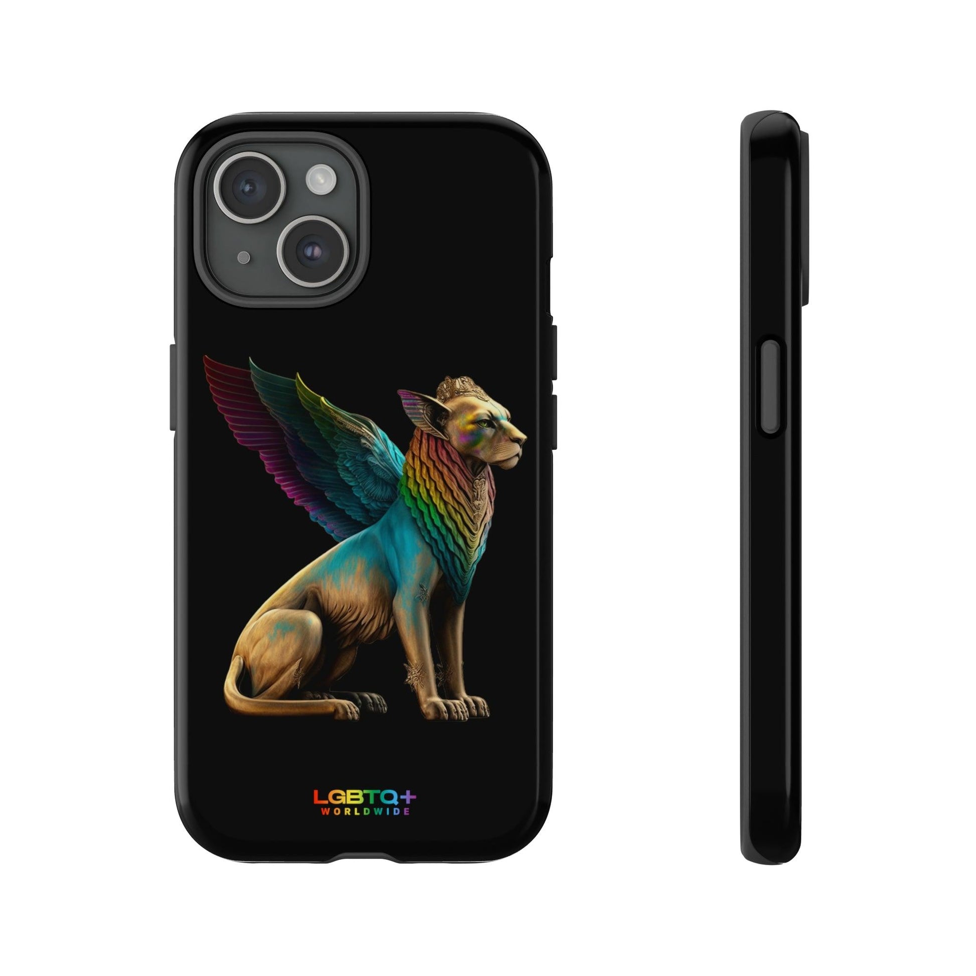 LGBTQWorldwide - ,,SPHINX" Doppelgehäuse Handyhülle Accessories, Glossy, iPhone Cases, Matte, Phone accessory, Phone Cases, Samsung Cases, tough, Valentine's Day Picks lgbtq Bekleidung Accessoires unisex Zubehör