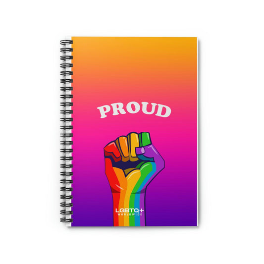 LGBTQWorldwide - Spiral Notebook - Ruled Line Home & Living, Journals, Journals & Notebooks, Notebooks, Paper, Spiral, Stationery lgbtq Bekleidung Accessoires unisex Zubehör