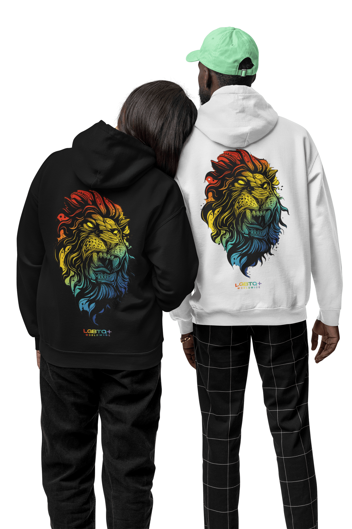 LGBTQWorldwide - ,,STARKER LÖWE" Clothing, DTG, Eco-friendly, Hoodies, Men's Clothing, Recycled, Unisex, Vegan, Women's Clothing lgbtq Bekleidung Accessoires unisex Zubehör