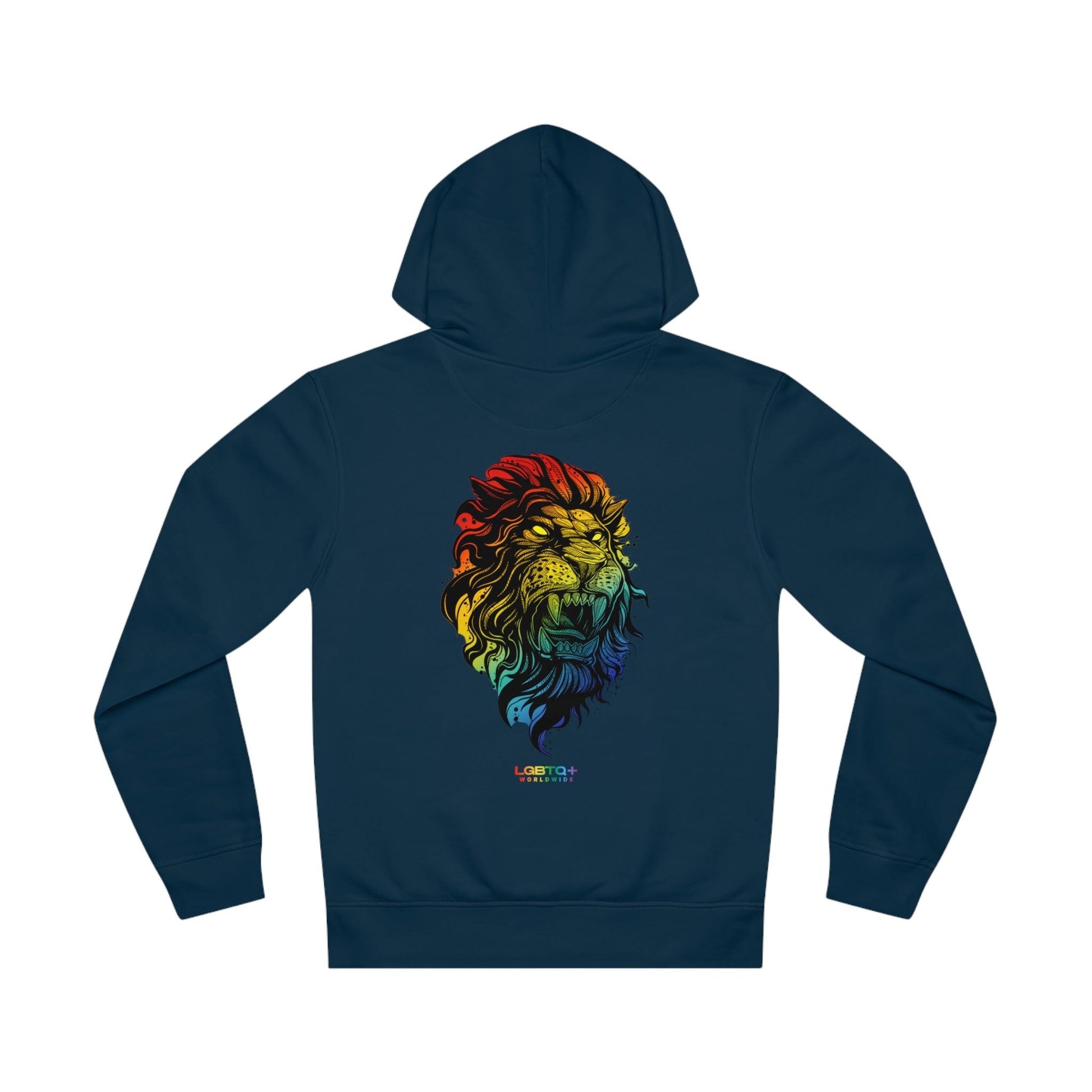 LGBTQWorldwide - ,,STARKER LÖWE" Clothing, DTG, Eco-friendly, Hoodies, Men's Clothing, Recycled, Unisex, Vegan, Women's Clothing lgbtq Bekleidung Accessoires unisex Zubehör