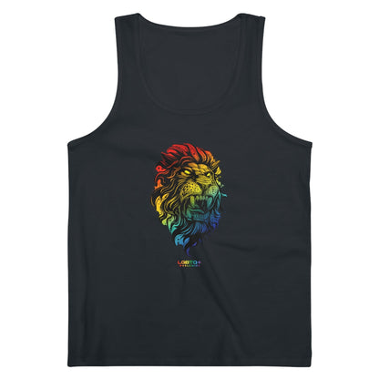 LGBTQWorldwide - ,,STARKER LÖWE'' DTG, Eco-friendly, Men's Clothing, Neck Labels, Organic, Recycled, Slim fit, Sustainable, Tank Tops, Tanke, Vegan lgbtq Bekleidung Accessoires unisex Zubehör