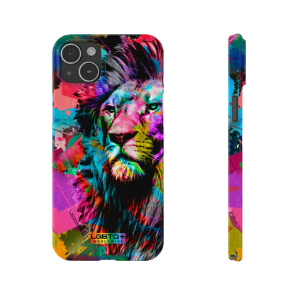 LGBTQWorldwide - ,,STARKER LÖWE" Handyhülle Accessories, Back-to-School, card, Glossy, iPhone, iPhone Cases, Phone accessory, Phone Cases, Samsung Cases, Slim lgbtq Bekleidung Accessoires unisex Zubehör