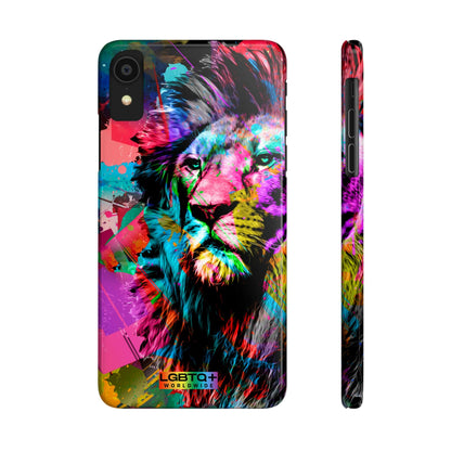 LGBTQWorldwide - ,,STARKER LÖWE" Handyhülle Accessories, Back-to-School, card, Glossy, iPhone, iPhone Cases, Phone accessory, Phone Cases, Samsung Cases, Slim lgbtq Bekleidung Accessoires unisex Zubehör