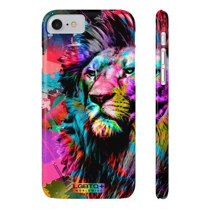 LGBTQWorldwide - ,,STARKER LÖWE" Handyhülle Accessories, Back-to-School, card, Glossy, iPhone, iPhone Cases, Phone accessory, Phone Cases, Samsung Cases, Slim lgbtq Bekleidung Accessoires unisex Zubehör