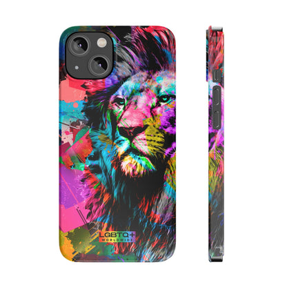 LGBTQWorldwide - ,,STARKER LÖWE" Handyhülle Accessories, Back-to-School, card, Glossy, iPhone, iPhone Cases, Phone accessory, Phone Cases, Samsung Cases, Slim lgbtq Bekleidung Accessoires unisex Zubehör