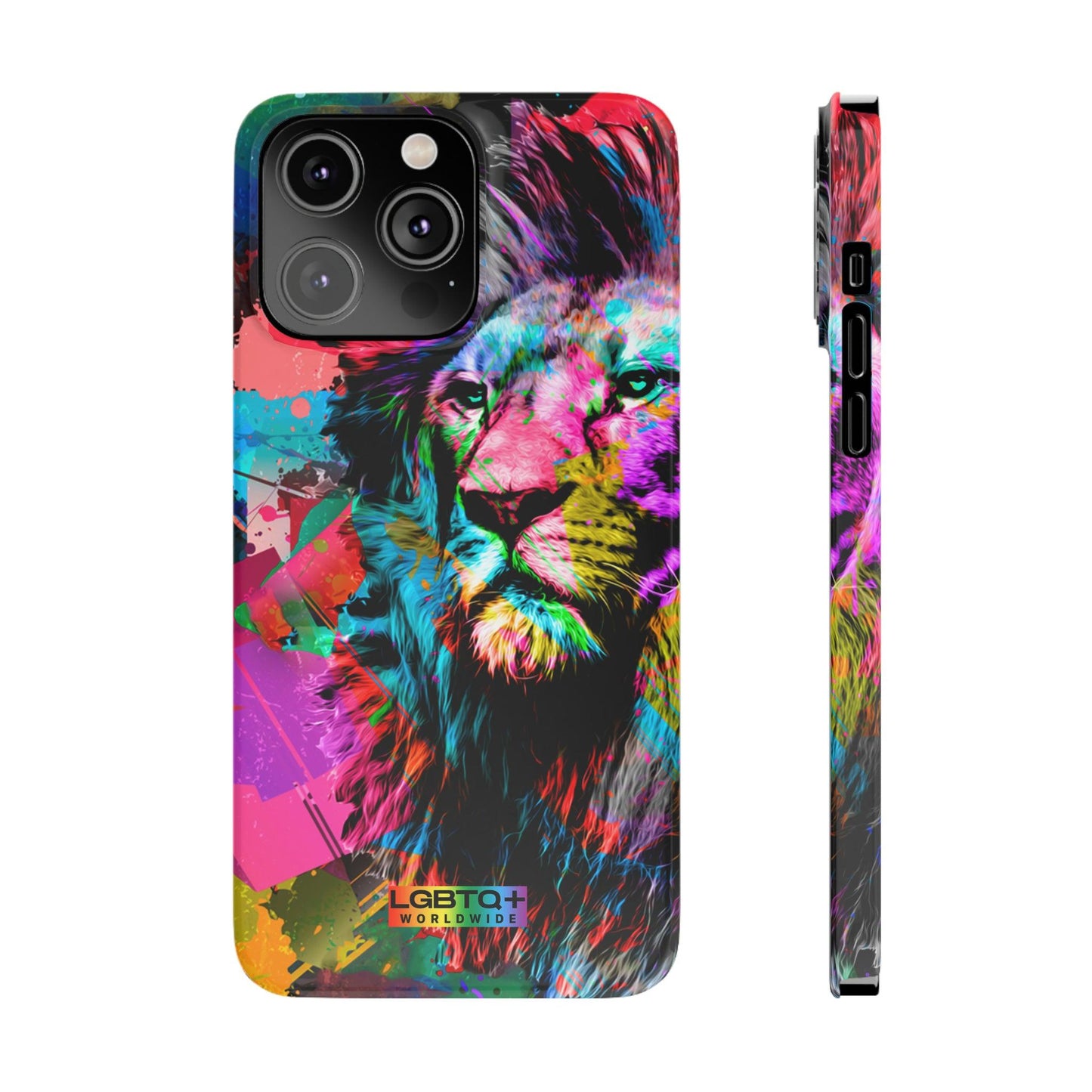 LGBTQWorldwide - ,,STARKER LÖWE" Handyhülle Accessories, Back-to-School, card, Glossy, iPhone, iPhone Cases, Phone accessory, Phone Cases, Samsung Cases, Slim lgbtq Bekleidung Accessoires unisex Zubehör