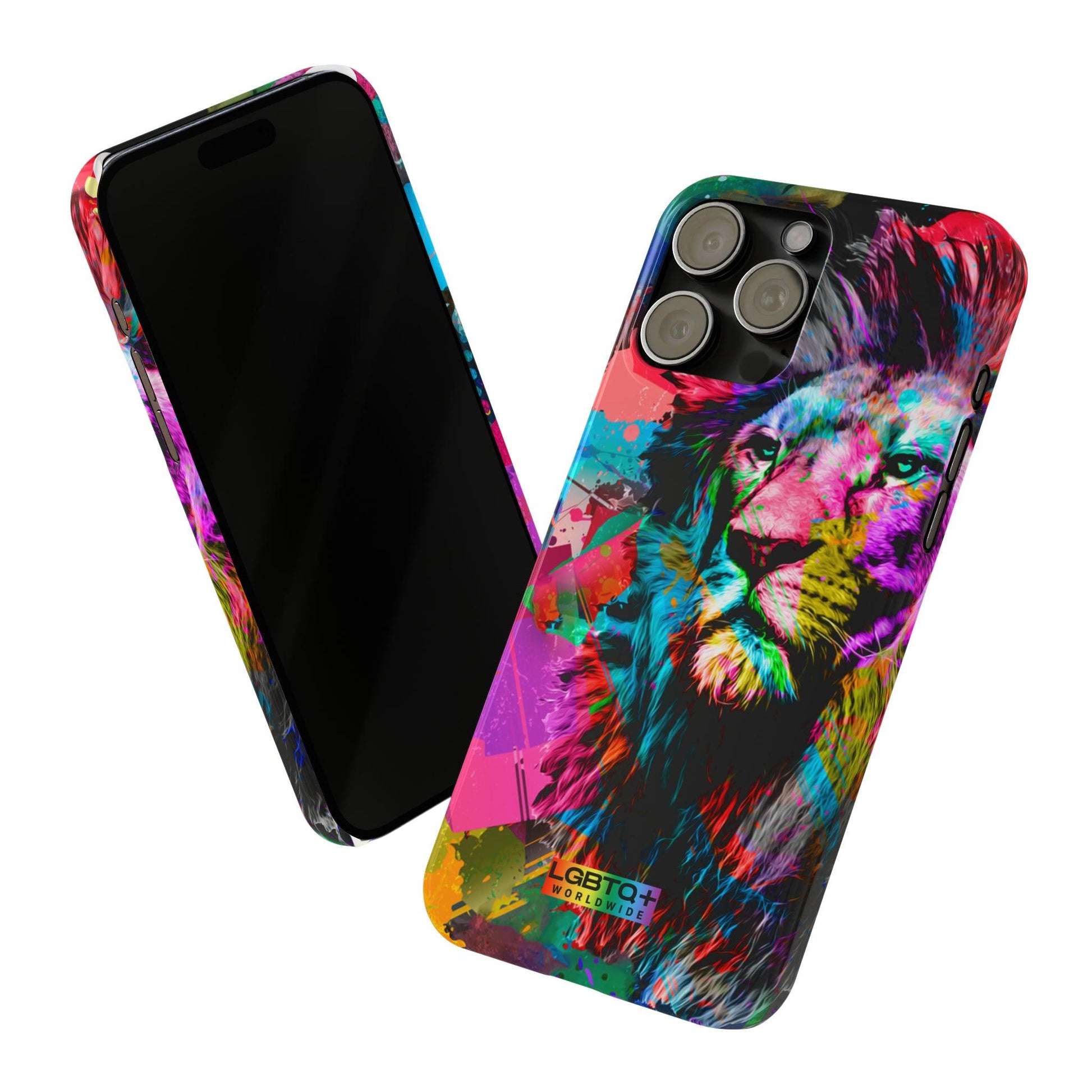 LGBTQWorldwide - ,,STARKER LÖWE" Handyhülle Accessories, Back-to-School, card, Glossy, iPhone, iPhone Cases, Phone accessory, Phone Cases, Samsung Cases, Slim lgbtq Bekleidung Accessoires unisex Zubehör