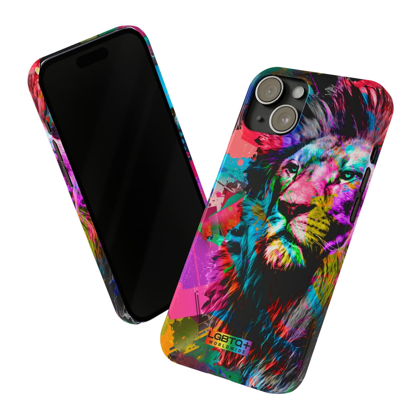 LGBTQWorldwide - ,,STARKER LÖWE" Handyhülle Accessories, Back-to-School, card, Glossy, iPhone, iPhone Cases, Phone accessory, Phone Cases, Samsung Cases, Slim lgbtq Bekleidung Accessoires unisex Zubehör