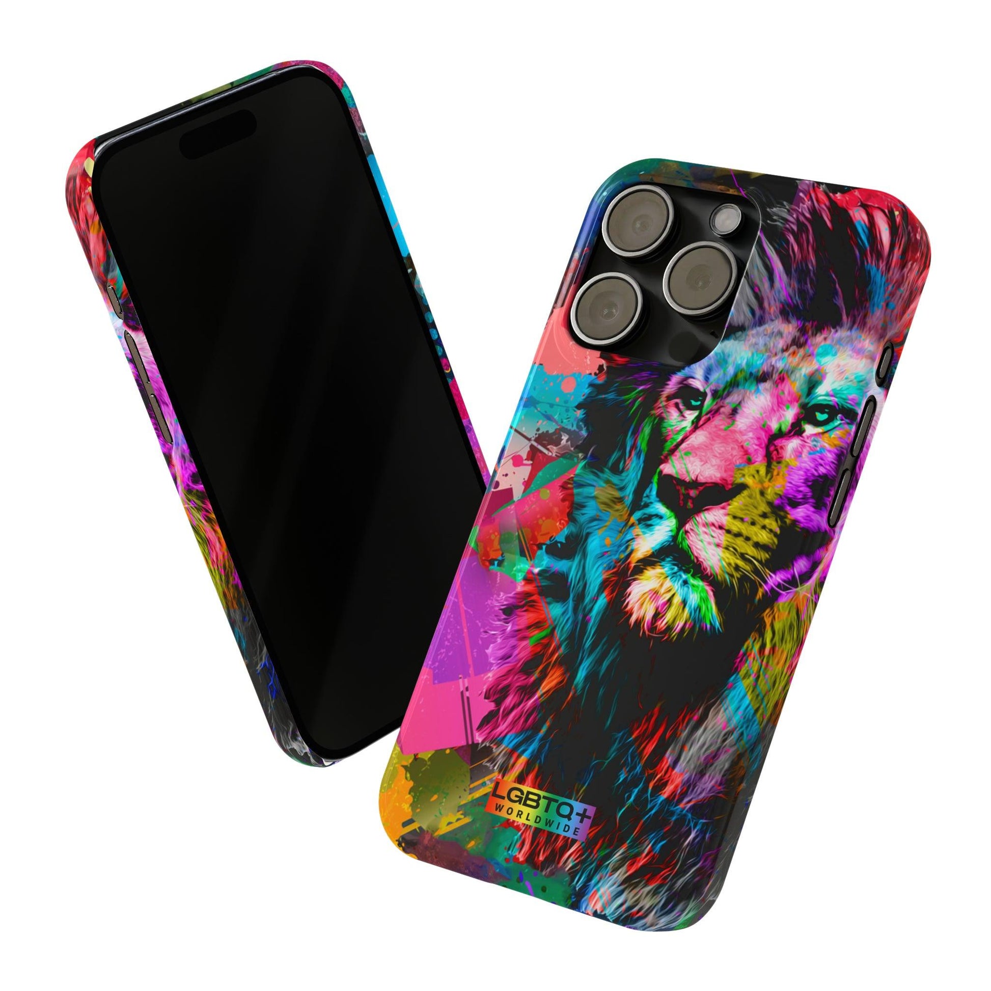 LGBTQWorldwide - ,,STARKER LÖWE" Handyhülle Accessories, Back-to-School, card, Glossy, iPhone, iPhone Cases, Phone accessory, Phone Cases, Samsung Cases, Slim lgbtq Bekleidung Accessoires unisex Zubehör