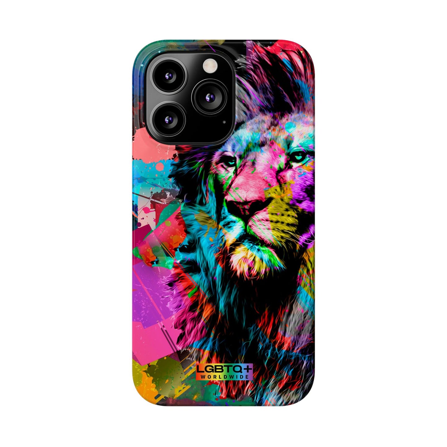 LGBTQWorldwide - ,,STARKER LÖWE" Handyhülle Accessories, Back-to-School, card, Glossy, iPhone, iPhone Cases, Phone accessory, Phone Cases, Samsung Cases, Slim lgbtq Bekleidung Accessoires unisex Zubehör