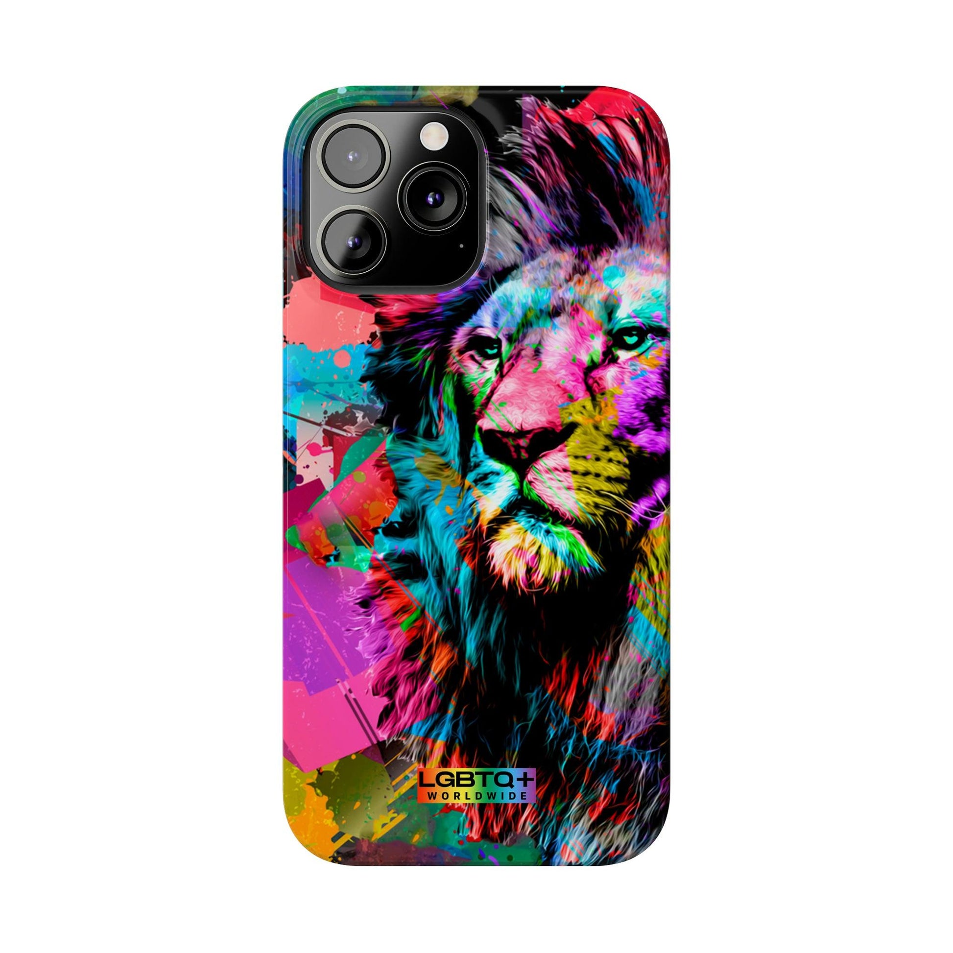 LGBTQWorldwide - ,,STARKER LÖWE" Handyhülle Accessories, Back-to-School, card, Glossy, iPhone, iPhone Cases, Phone accessory, Phone Cases, Samsung Cases, Slim lgbtq Bekleidung Accessoires unisex Zubehör