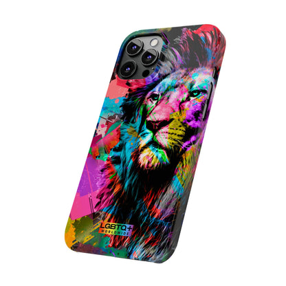 LGBTQWorldwide - ,,STARKER LÖWE" Handyhülle Accessories, Back-to-School, card, Glossy, iPhone, iPhone Cases, Phone accessory, Phone Cases, Samsung Cases, Slim lgbtq Bekleidung Accessoires unisex Zubehör