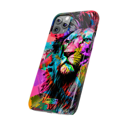 LGBTQWorldwide - ,,STARKER LÖWE" Handyhülle Accessories, Back-to-School, card, Glossy, iPhone, iPhone Cases, Phone accessory, Phone Cases, Samsung Cases, Slim lgbtq Bekleidung Accessoires unisex Zubehör