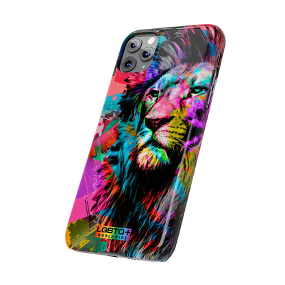 LGBTQWorldwide - ,,STARKER LÖWE" Handyhülle Accessories, Back-to-School, card, Glossy, iPhone, iPhone Cases, Phone accessory, Phone Cases, Samsung Cases, Slim lgbtq Bekleidung Accessoires unisex Zubehör