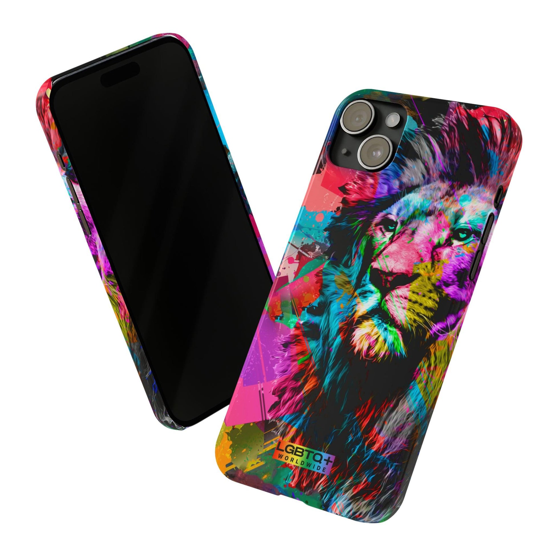 LGBTQWorldwide - ,,STARKER LÖWE" Handyhülle Accessories, Back-to-School, card, Glossy, iPhone, iPhone Cases, Phone accessory, Phone Cases, Samsung Cases, Slim lgbtq Bekleidung Accessoires unisex Zubehör