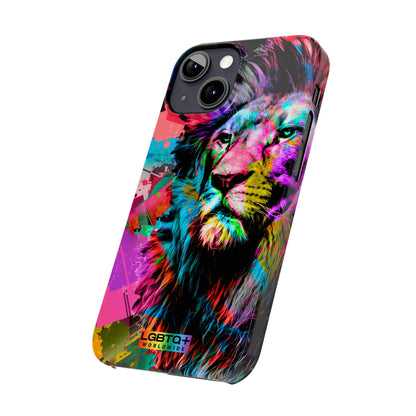 LGBTQWorldwide - ,,STARKER LÖWE" Handyhülle Accessories, Back-to-School, card, Glossy, iPhone, iPhone Cases, Phone accessory, Phone Cases, Samsung Cases, Slim lgbtq Bekleidung Accessoires unisex Zubehör