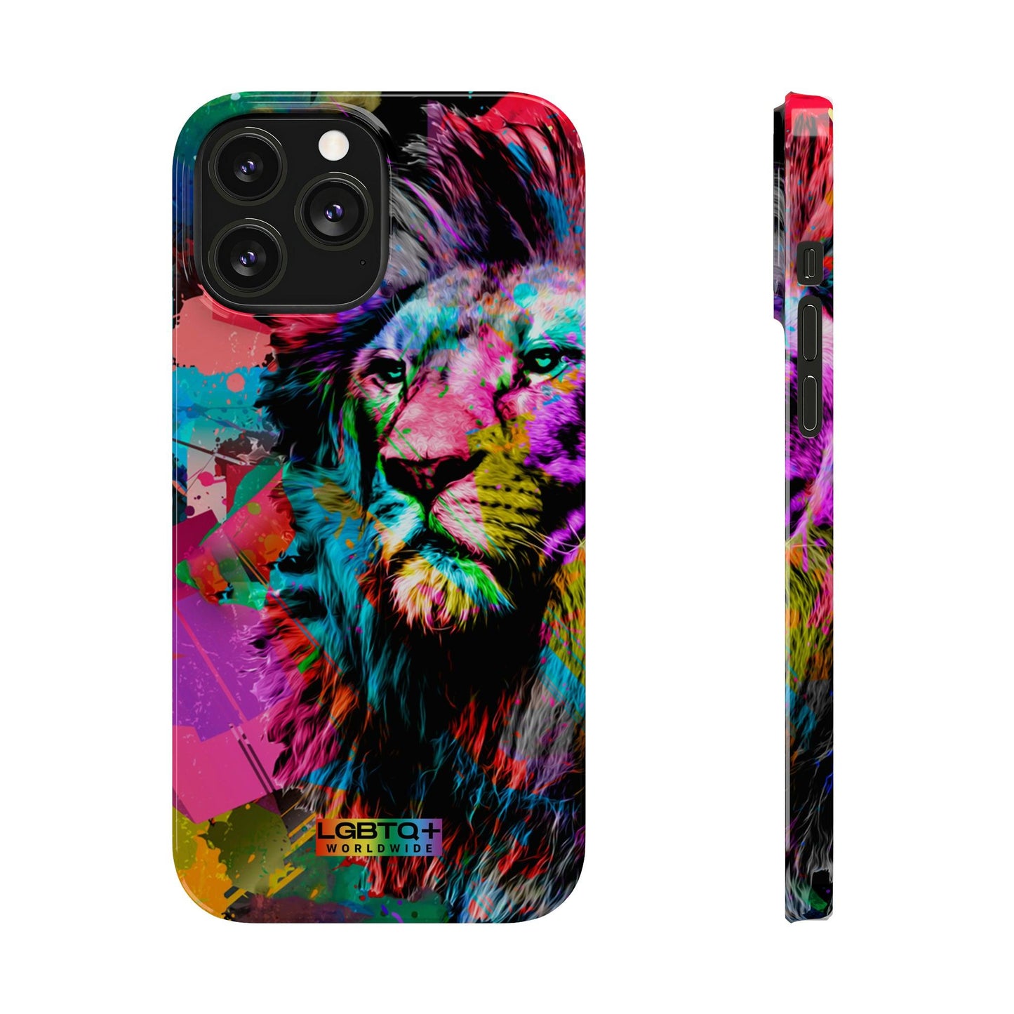 LGBTQWorldwide - ,,STARKER LÖWE" Handyhülle Accessories, Back-to-School, card, Glossy, iPhone, iPhone Cases, Phone accessory, Phone Cases, Samsung Cases, Slim lgbtq Bekleidung Accessoires unisex Zubehör