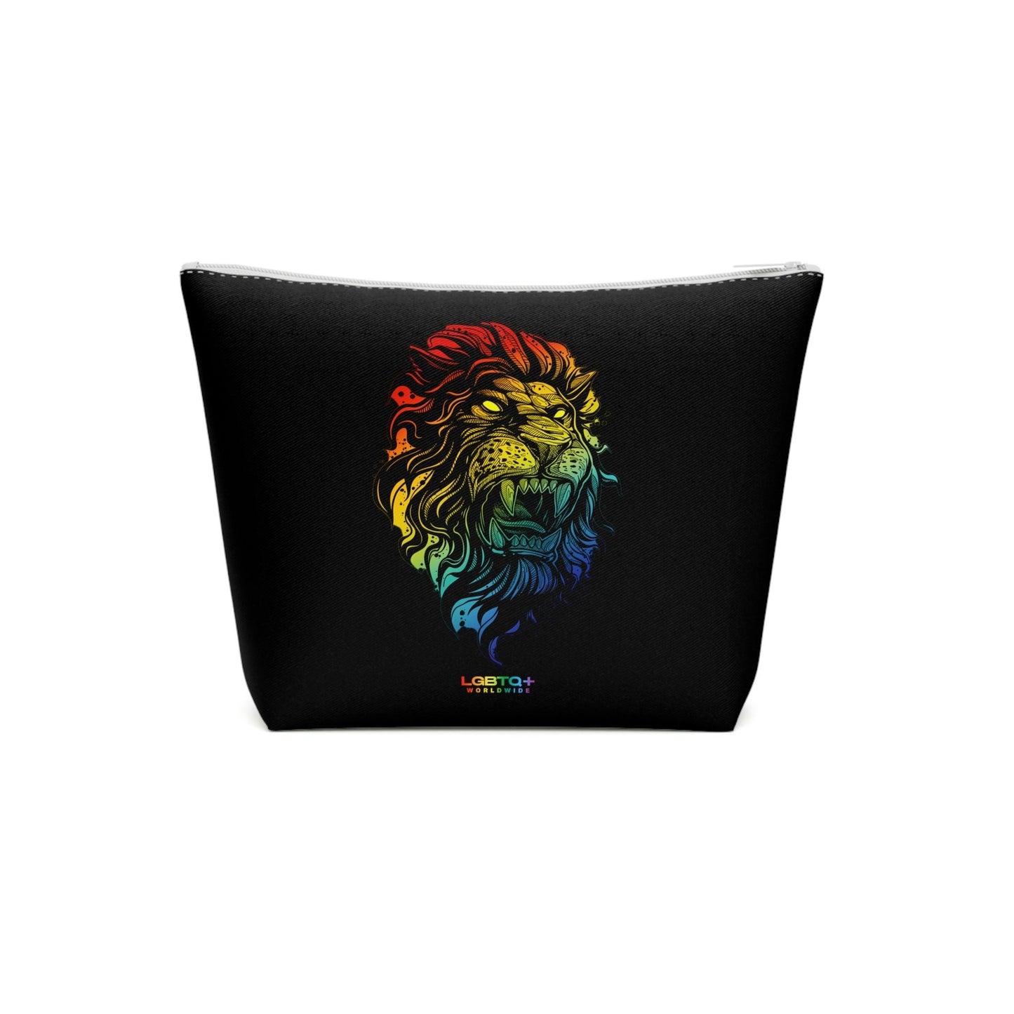 LGBTQWorldwide - ,,STARKER LÖWE" Kosmetiktasche Accessories, all, All Over Print, AOP, bag, Cosmetics, Home, Pouches, Sublimation, Travel Accessories, With zipper lgbtq Bekleidung Accessoires unisex Zubehör