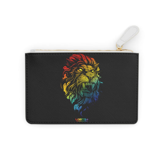 LGBTQWorldwide - ,,STARKER LÖWE" Vegane Ledertasche Accessories, AOP, Assembled in the USA, Bags, Made in USA, mini bag, Vegan lgbtq Bekleidung Accessoires unisex Zubehör