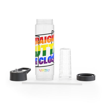 LGBTQWorldwide - ,,STRAIGHT OUTTA" Bottles, Bottles & Tumblers, home, Home & Living, Travel, Tumblers lgbtq Bekleidung Accessoires unisex Zubehör