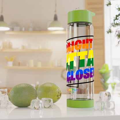 LGBTQWorldwide - ,,STRAIGHT OUTTA" Bottles, Bottles & Tumblers, home, Home & Living, Travel, Tumblers lgbtq Bekleidung Accessoires unisex Zubehör