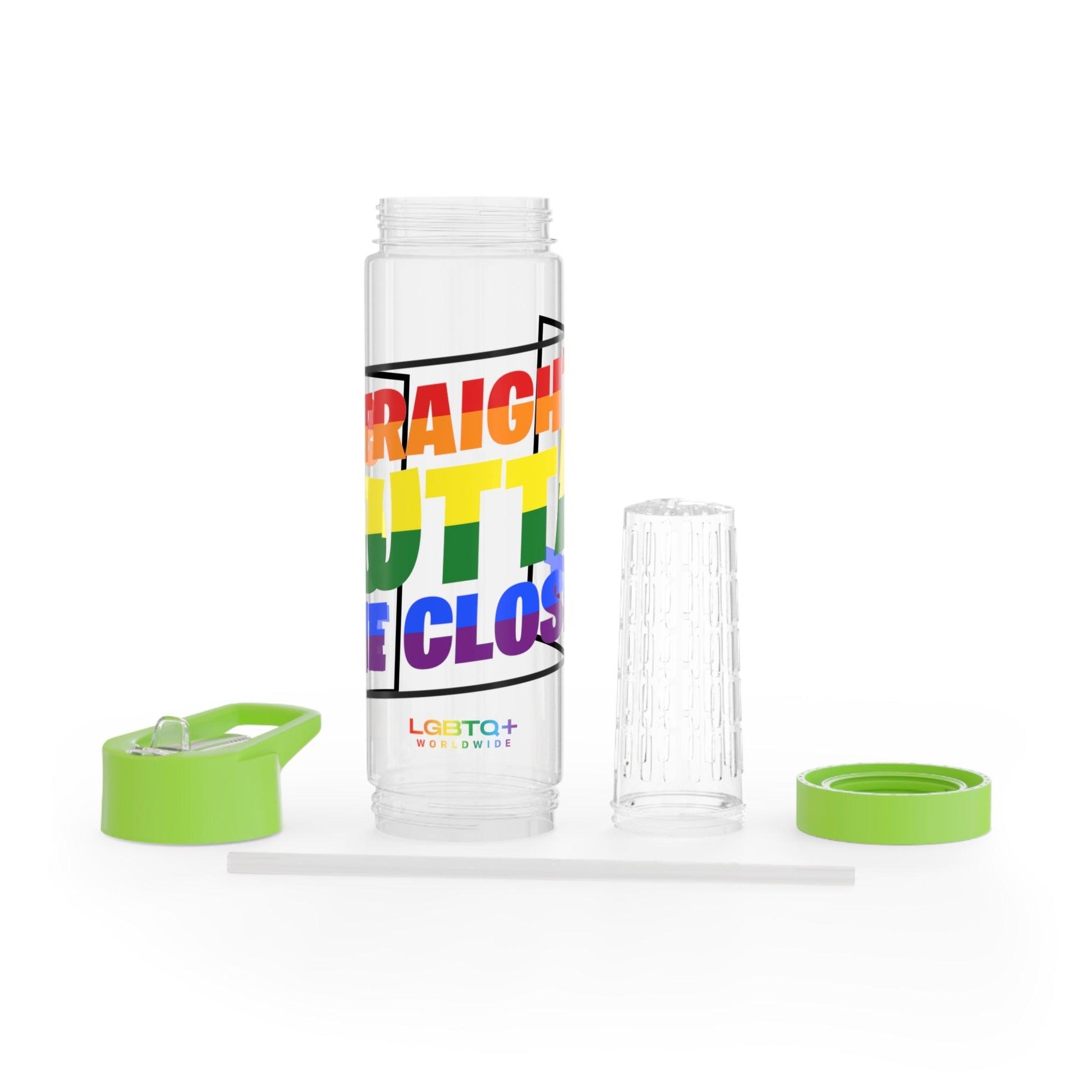 LGBTQWorldwide - ,,STRAIGHT OUTTA" Bottles, Bottles & Tumblers, home, Home & Living, Travel, Tumblers lgbtq Bekleidung Accessoires unisex Zubehör