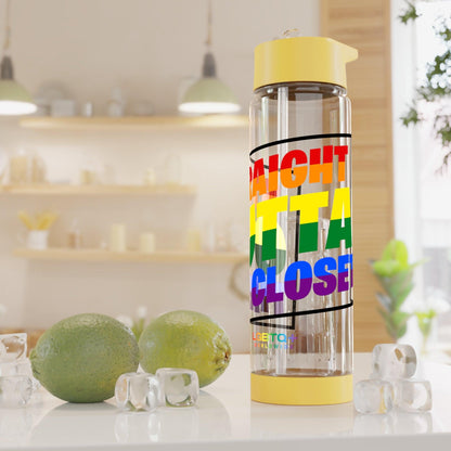 LGBTQWorldwide - ,,STRAIGHT OUTTA" Bottles, Bottles & Tumblers, home, Home & Living, Travel, Tumblers lgbtq Bekleidung Accessoires unisex Zubehör